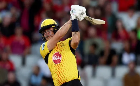 Finn Allen-powered Trent Rockets soar into top spot