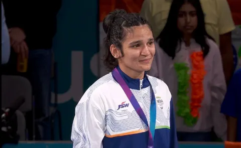 Sakshi Chaudhary Wins-Gold-Medal Women 51kg Boxing Final-CWG 2026