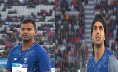 Neeraj Chopra finishes second Place in the javelin throw final gets Silver