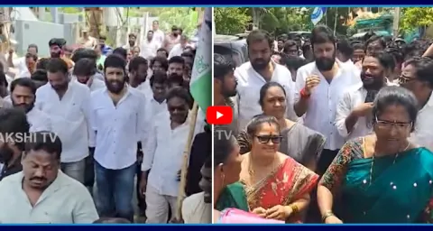 YSRCP Kodali Nani Huge Rally At Gudivada  1