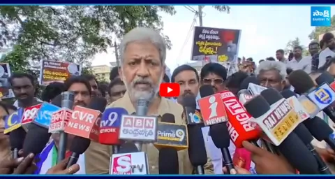 Vallabhaneni Vamsi MASS Warning To KUTAMI, TDP Leaders Attacks On YSRCP Protest Camp 1