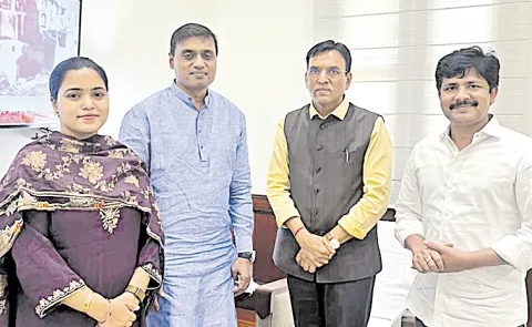YSRCP MPs submit representation to Union Labour Minister Mansukh Mandaviya