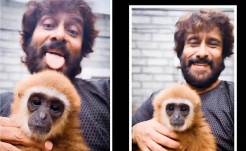 Actor Vikram And Monkey Video Issue Explained