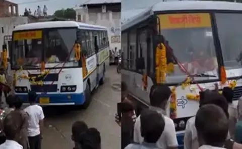 Kurthal village in Rajasthans Ajmer district bus service nearly 79 years after