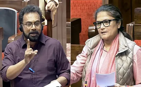 Rajya Sabha Erupts Over Lungi Wala Remark CPM MP Slams Sushmita Dev