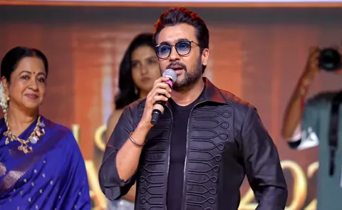 Suriya gets emotional Vishwanath and Sons Event