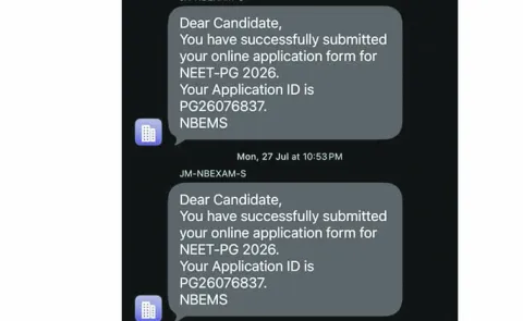Confusion over NEET PG exam center messages