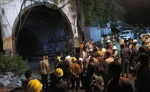 Several Workers Trapped As Water, Debris Enter Tunnel in Uttarakhand Chamoli