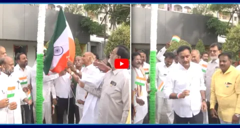 TDP MP Kesineni Chinni Independence Day Celebrations 1