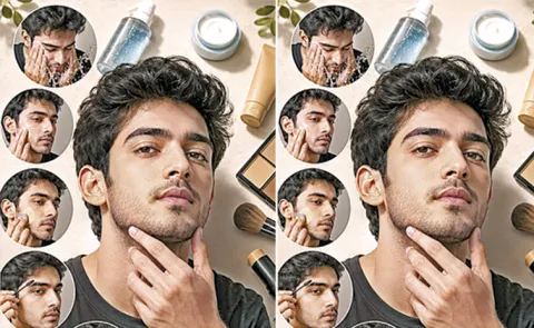Easy Makeup Look for Boys