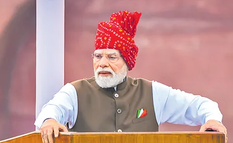 PM Narendra Modi unveils Sapta Dhara for Viksit Bharat
