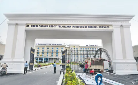 TIMS Hospital inauguration ceremony in Sanathnagar by CM Revanth Reddy