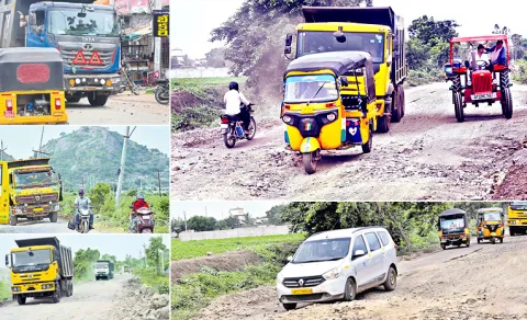Amaravati Capital Road in Poor Condition Is This a World Class Capital?