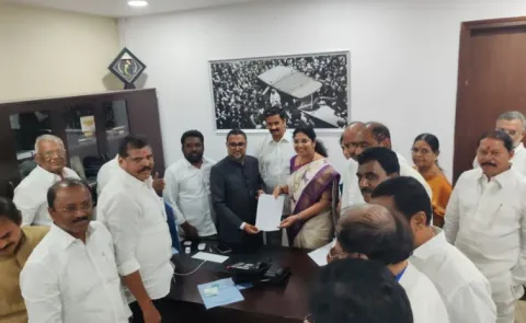 YSRCP MLC Tumati Madhava Rao Files Nomination