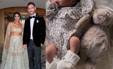 Glenn Maxwell and wife Vini Raman welcome second child
