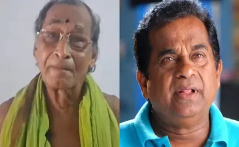 Actor Brahmanandam elder brother Grief Talk With Him