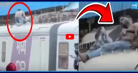 Shocking Incident at Mumbai Railway Station.. Man Collapses After Electric Shock 2