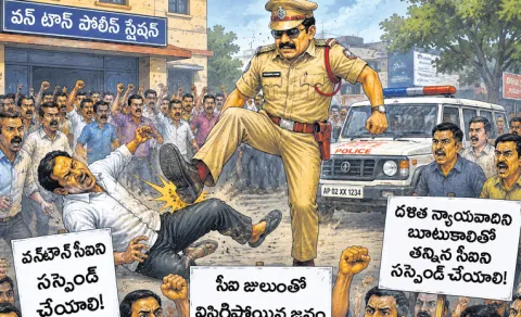 Hindupuram CI Rajagopal Naidu Overaction