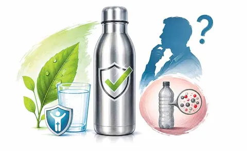 Not all steel bottles available in the market are safe for health