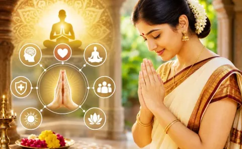 Namaste Meaning Significance Indian Tradition Scientific Spiritual Benefits