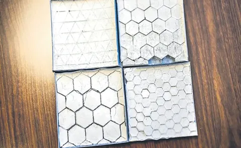 Penn researchers copied elephant skin to make a cement tiles13