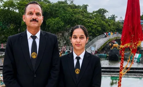 Father and Daughter Shine Together in LLB Exams Daughter Bags 1st Rank Father 50+ Secures 3rd