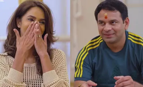 Tej Pratap Yadav Flirts With Mallika Sherawat in Reality Show Bhojpuri Bawaal