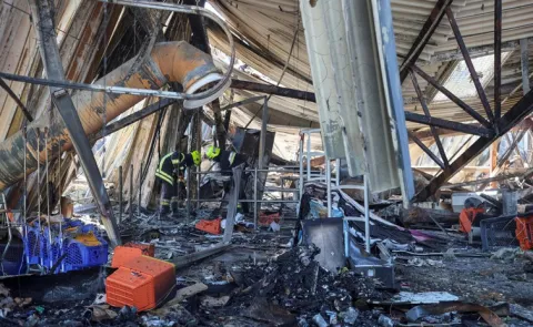 Russian drone strike hits Kryvyi Rih mall, 16 killed