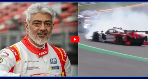Ajith Kumar Escapes Major Accident During High-Speed Race In Europe 1