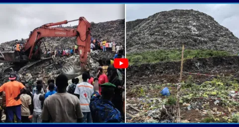 Garbage Mountain Collapse In Guinea So 30 Members Dead 1