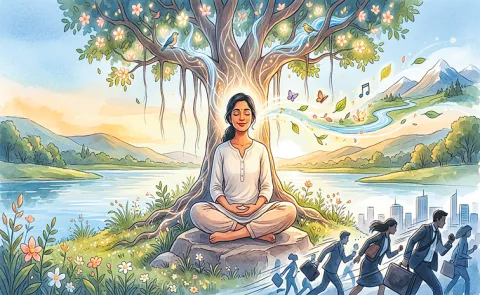 Mental peace is the true foundation of human health