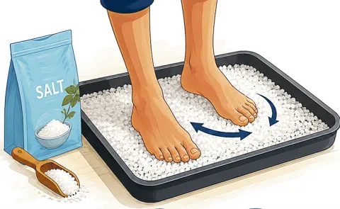 Standing on salt before bed for better sleep: does it actually work