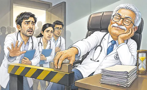 Andhra Pradesh Proposal to raise retirement age of doctors in the DME to 65 years