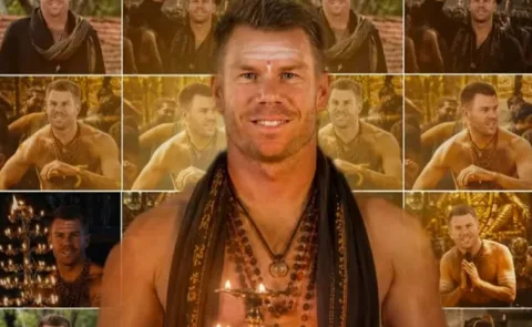 David Warner Irumudi Ayyappa Getup Viral