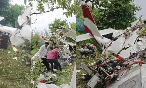 Kanpur Trainee Aircraft Crashes Near Ganga Barrage, Pilot and Co-Pilot Killed