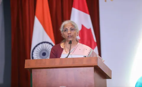 FM Sitharaman Invites Canadian Investors To India