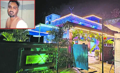 Telugu Desam leaders at a rave party in Visakhapatnam