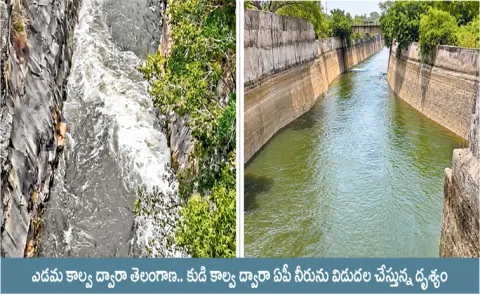 Water Issues flared up again between Andhra Pradesh, Telangana states