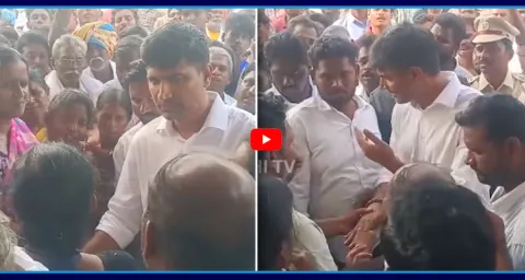 Chilakaluripet Victim Families Serious On MP Laavu Srikrishnadevarayalu 