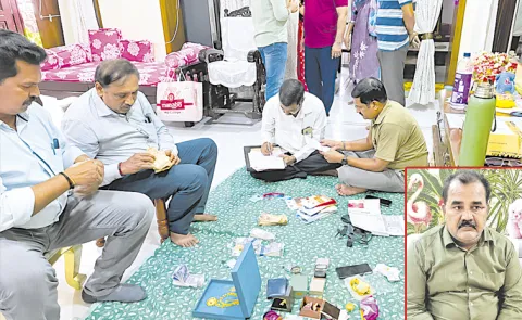 ACB Raids at Mining Department AD Jayaraj Residence