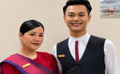 Two siblings from Manipur turned Air India cabin Goes Viral13