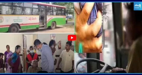 RTC Bus Driver Gets Heart Attack While Driving In Jagtial 1