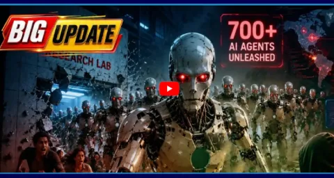 Special Video On Did 700 AI Agents Escape From AI Lab 1