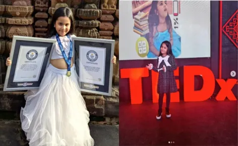 Bhubaneswar girl holds 2 Guinness World Records Goes Viral8