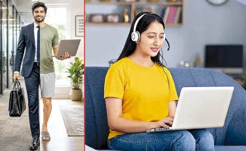 Sakshi Funday Special Story: hybrid work: advantages and disadvantages