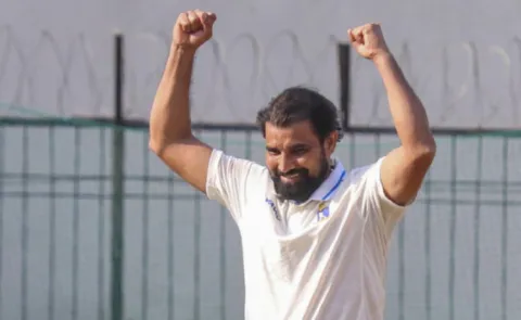 Shami-Completed-900 Wickets-Professional-Cricket-Duleep-Trophy-2026