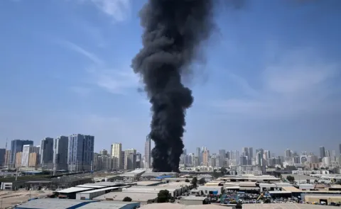 Jebel Ali Industrial Area Shaken by Loud Blasts, Smoke Videos Flood Social Media