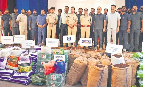 25 tons of adulterated spices and 89 tons of raw materials seized