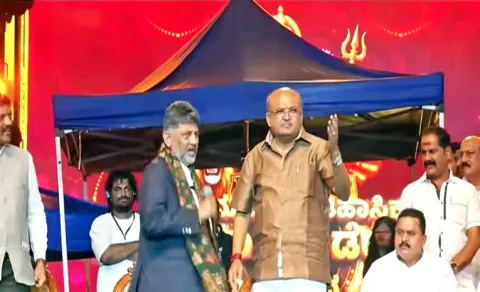 CM DK Shiva Kumar Fire On Darshan Fans
