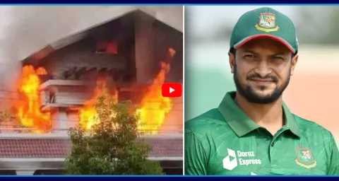 Mob Attacks On Shakib Al Hasan Home In Bangladesh 1